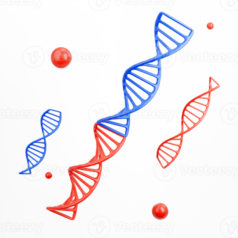 3D dna molecule icon png