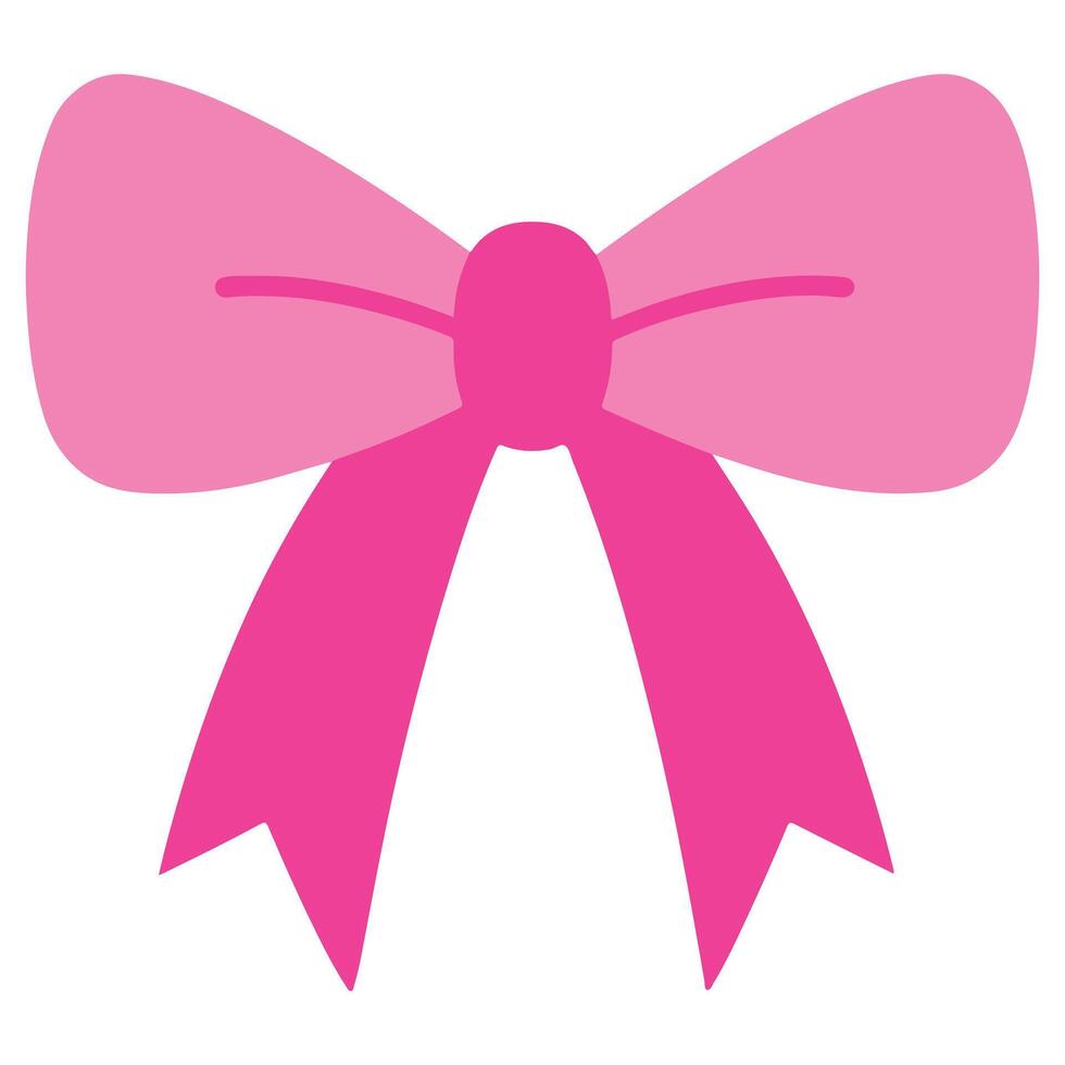Easter Pink Bow Illustration, Happy Easter Day Pink Bow Clipart, Easter Festival Cultural Holiday Design Sublimation vector