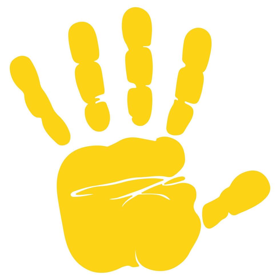 Easter Handprint Illustration, Happy Easter Day Clipart, Easter Festival Cultural Holiday Design Sublimation vector