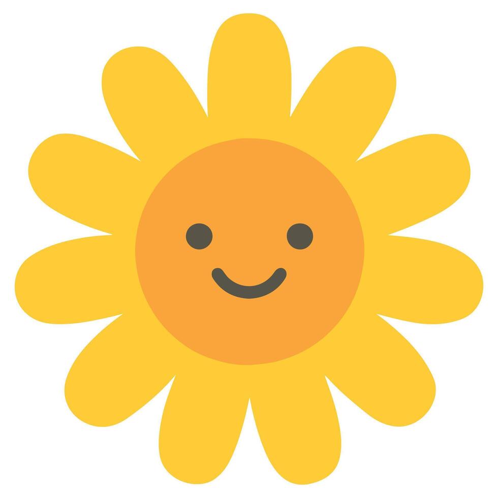 Easter Daisy Illustration, Happy Easter Day Clipart, Easter Festival Cultural Holiday Design Sublimation vector