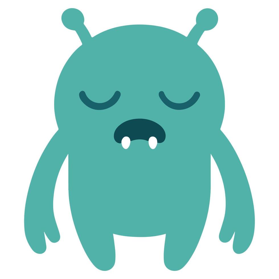 Space sleepy Alien clipart, Outer Space illustration, Colorful Space design sublimation vector