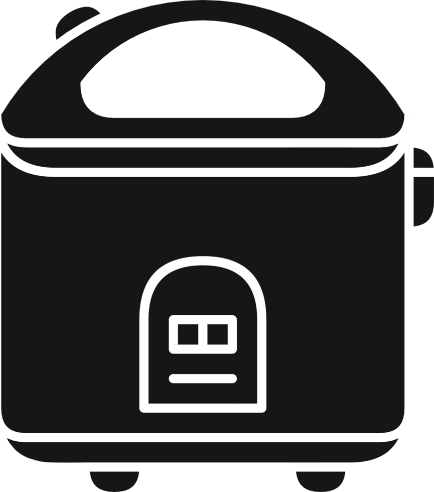 icon of a rice cooker with a handle. png