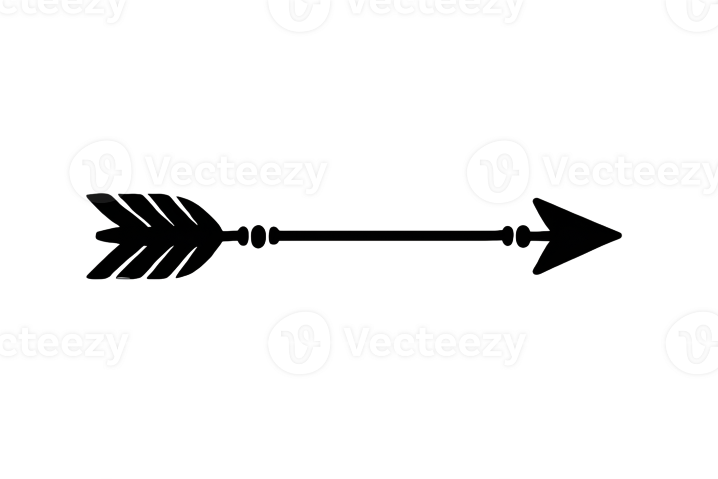 White Arrow Pointing Right on Black Background with Geometric Design png