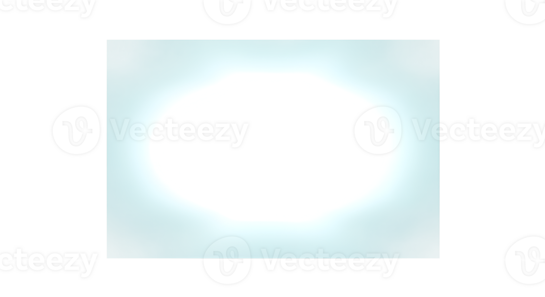 White Light on Teal Gradient Background Design with a Soft Focus png