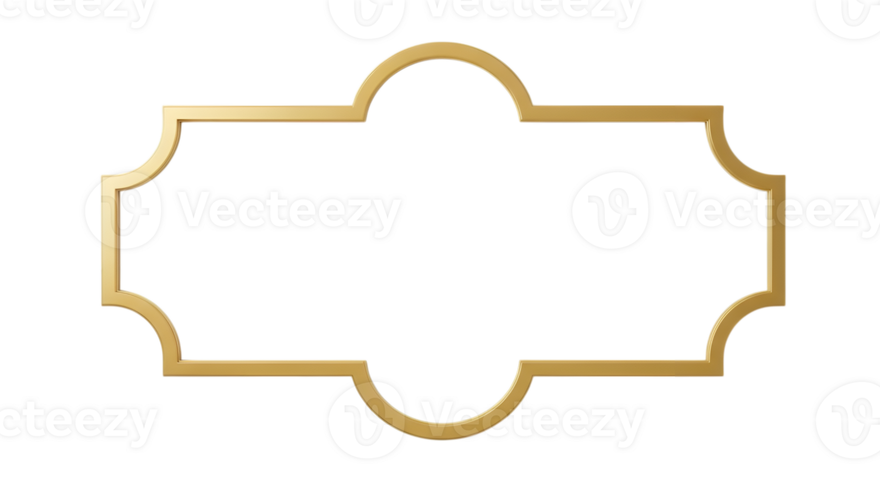 Golden Ornate Frame png