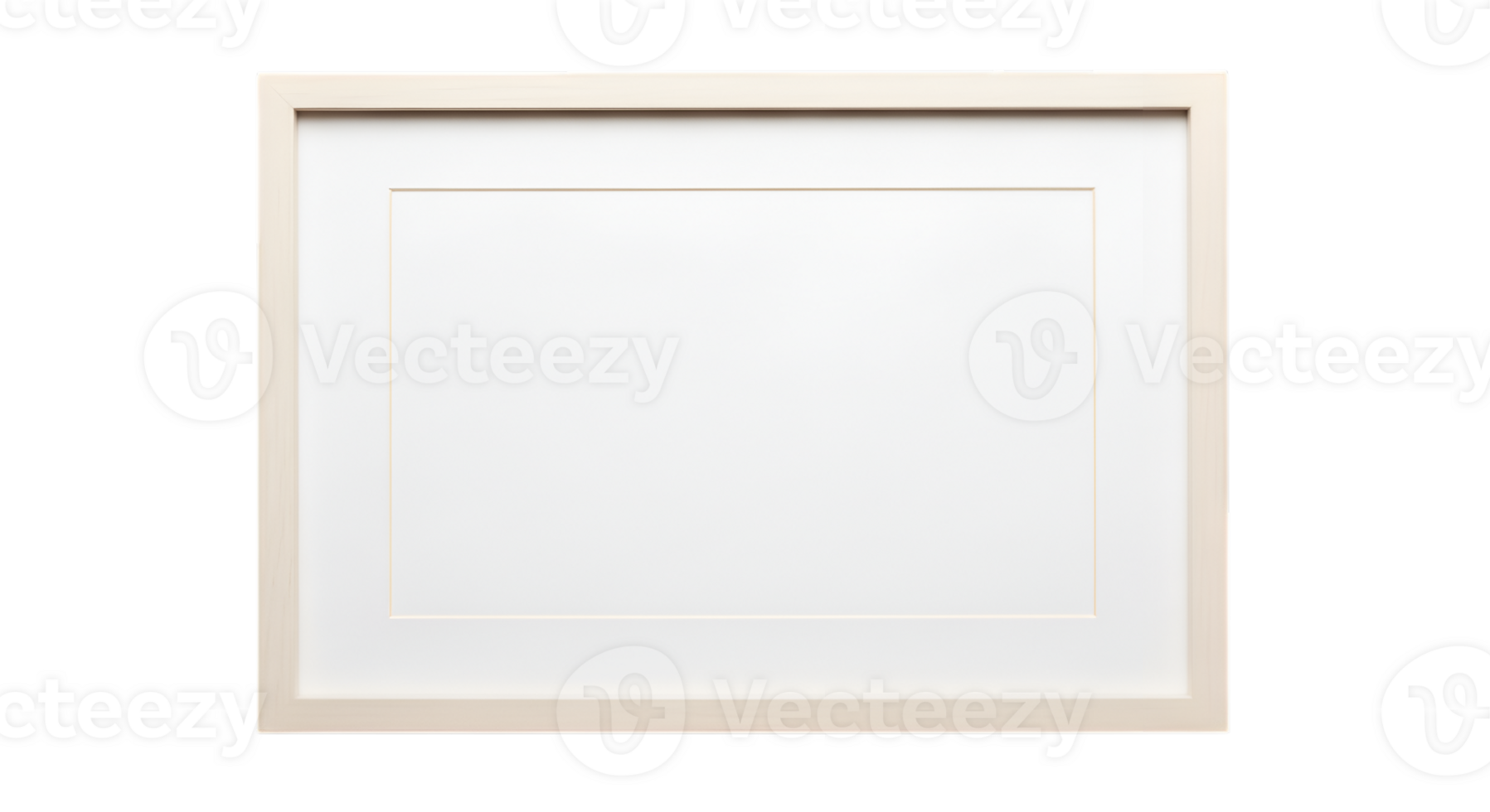 Cream Picture Frame Mockup png
