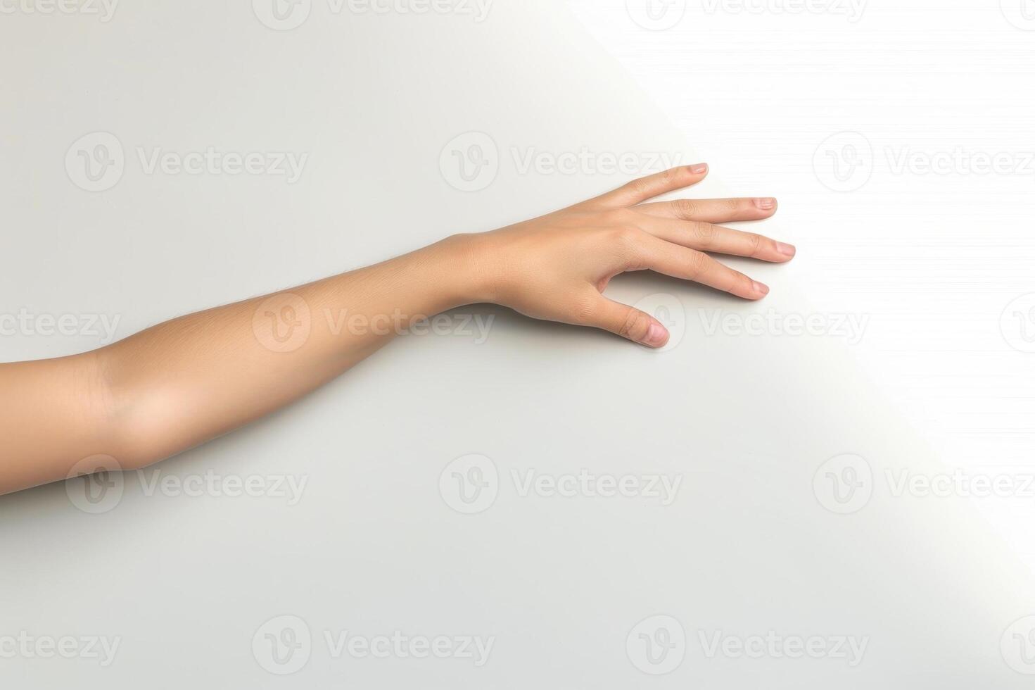 A hand is shown with a wet appearance, and the image has a moody photo