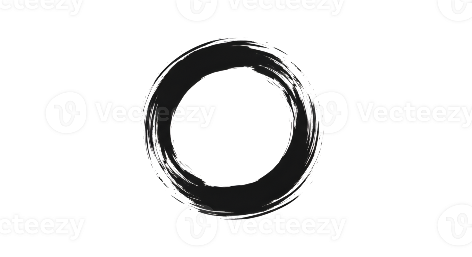 Abstract Black And White Circle png