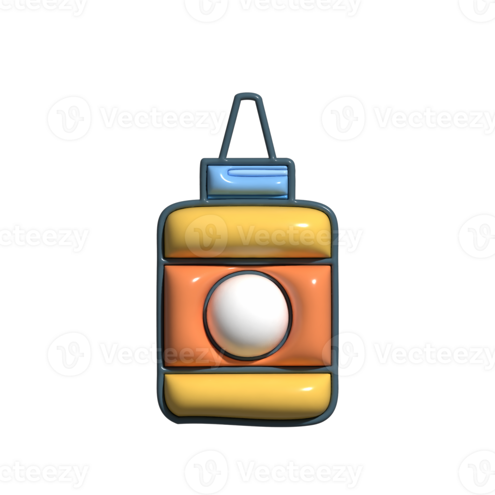 Cute 3D Glue Fun Sticky Tool for Crafts and Projects png