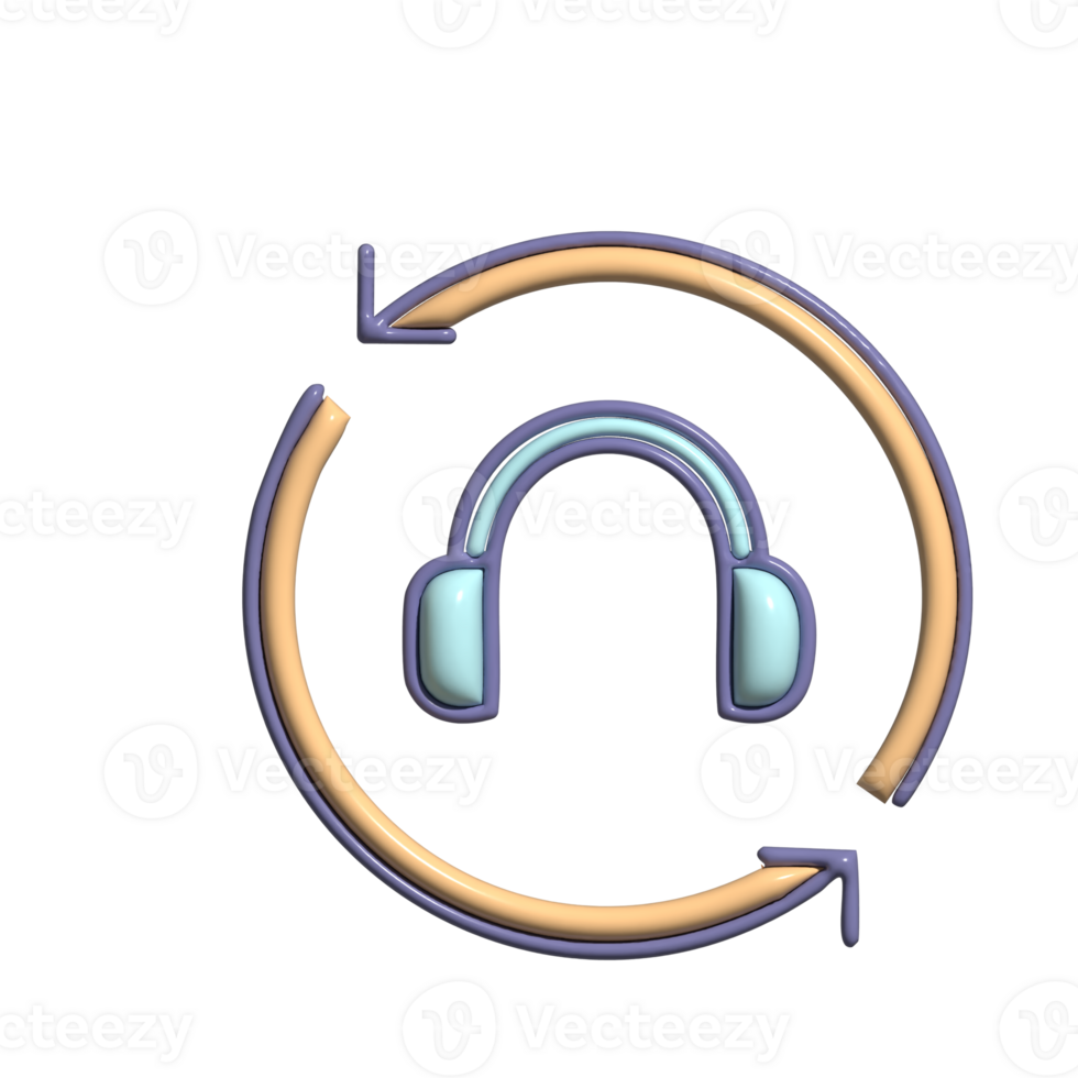 Adorable 3D Helpdesk Service Icons png