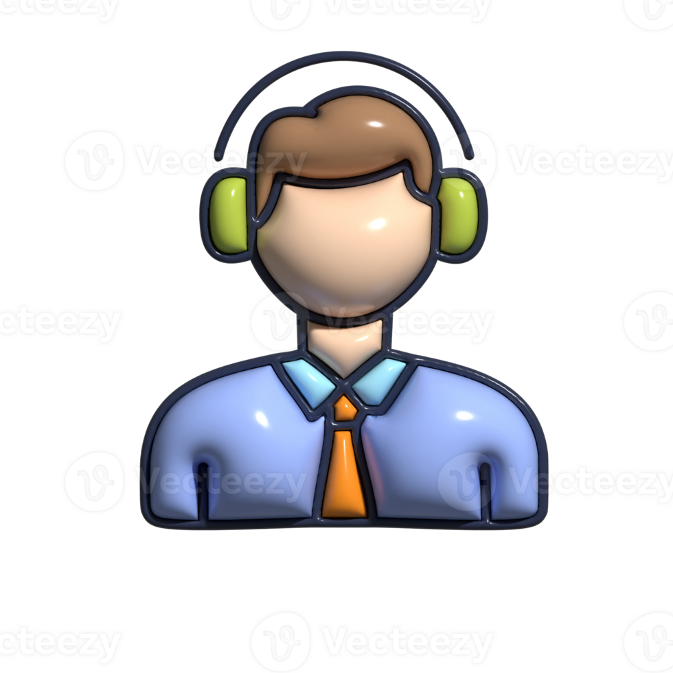 Adorable 3D Helpdesk and Service Icons png