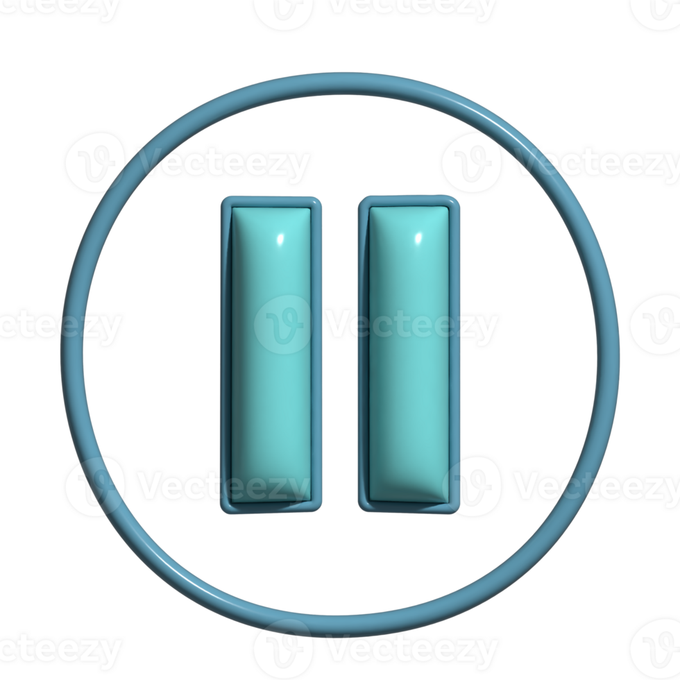 Cute 3D Temporary Hold Timeout Icons png