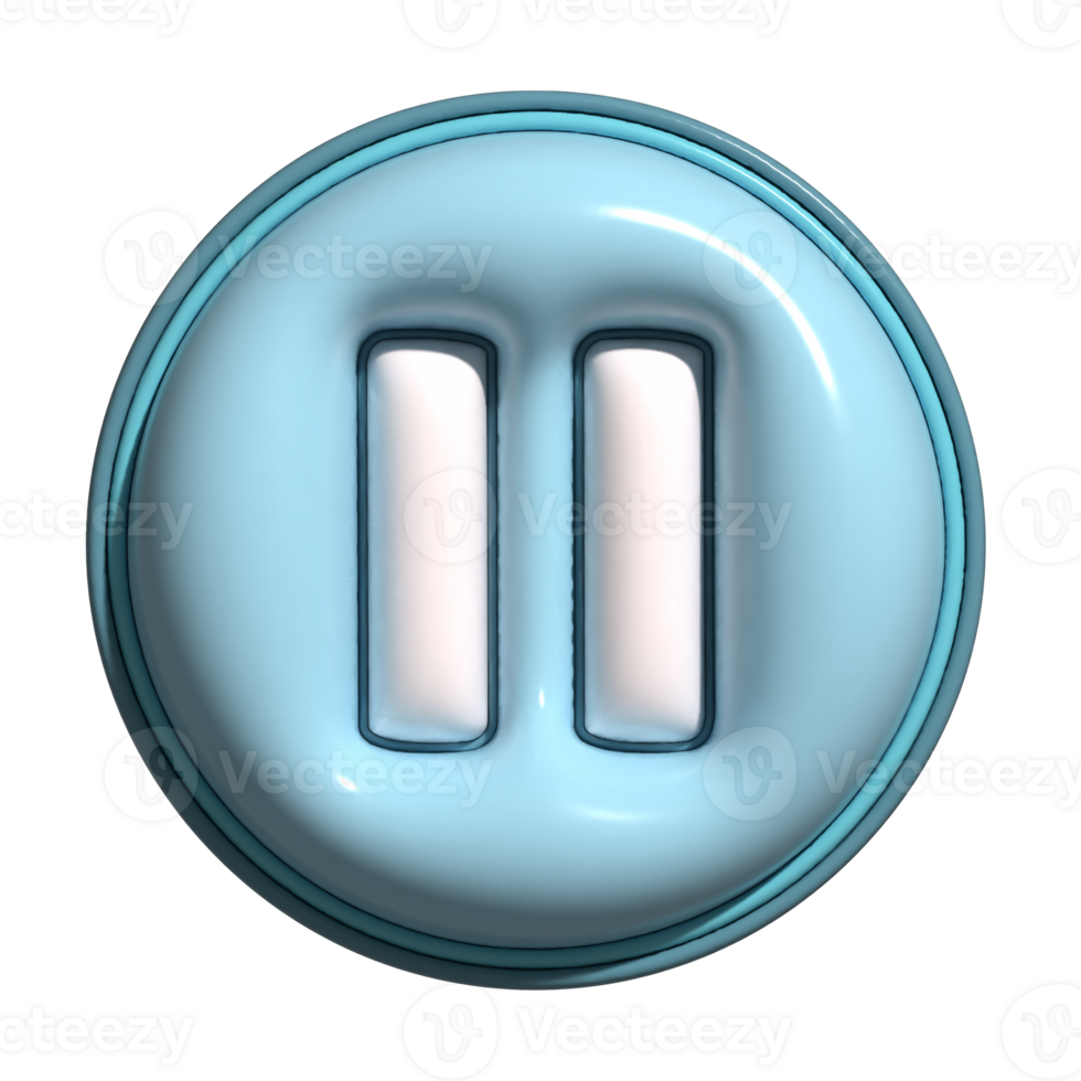Adorable 3D Stop Rest Symbols png