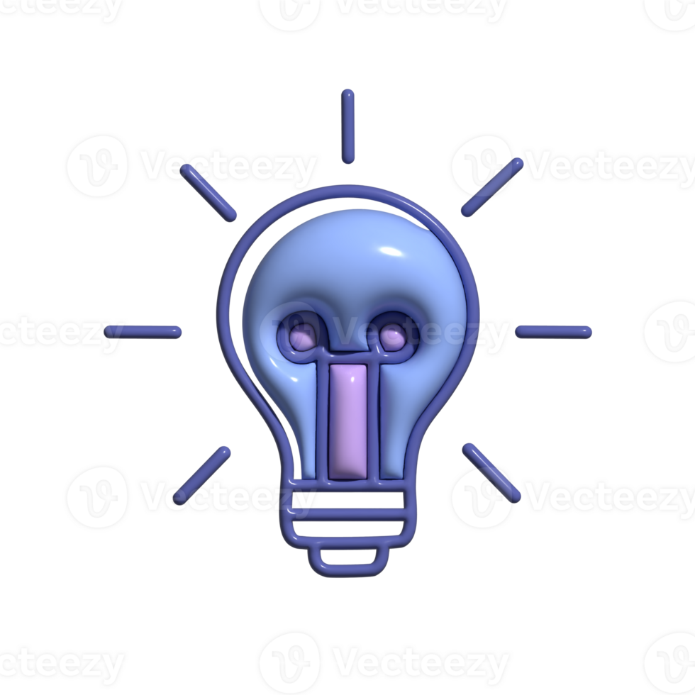 Smart 3D Mind Power Innovation Icons png