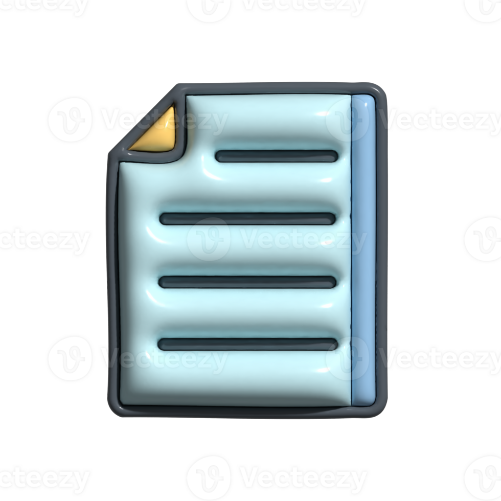 3D Cartoon Online Form Registration Icons png