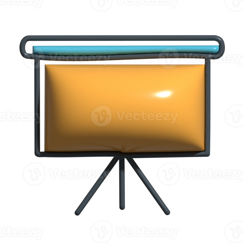 Adorable 3D Corporate Slide Meeting Symbols png