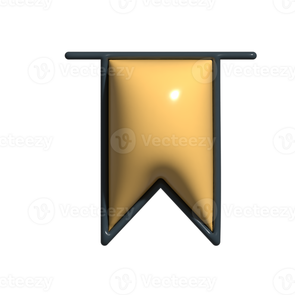 Cute 3D Reading Important Mark Icons png