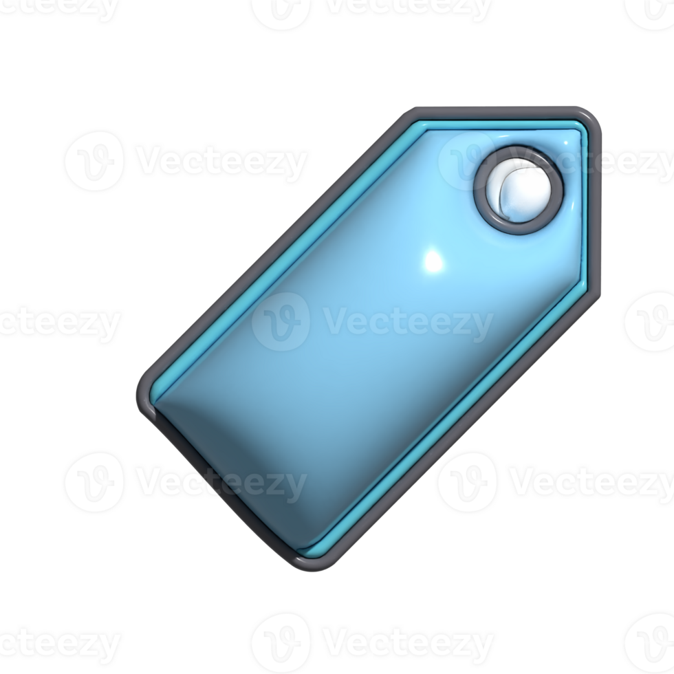 3D Cartoon Product Tag Label Icons png