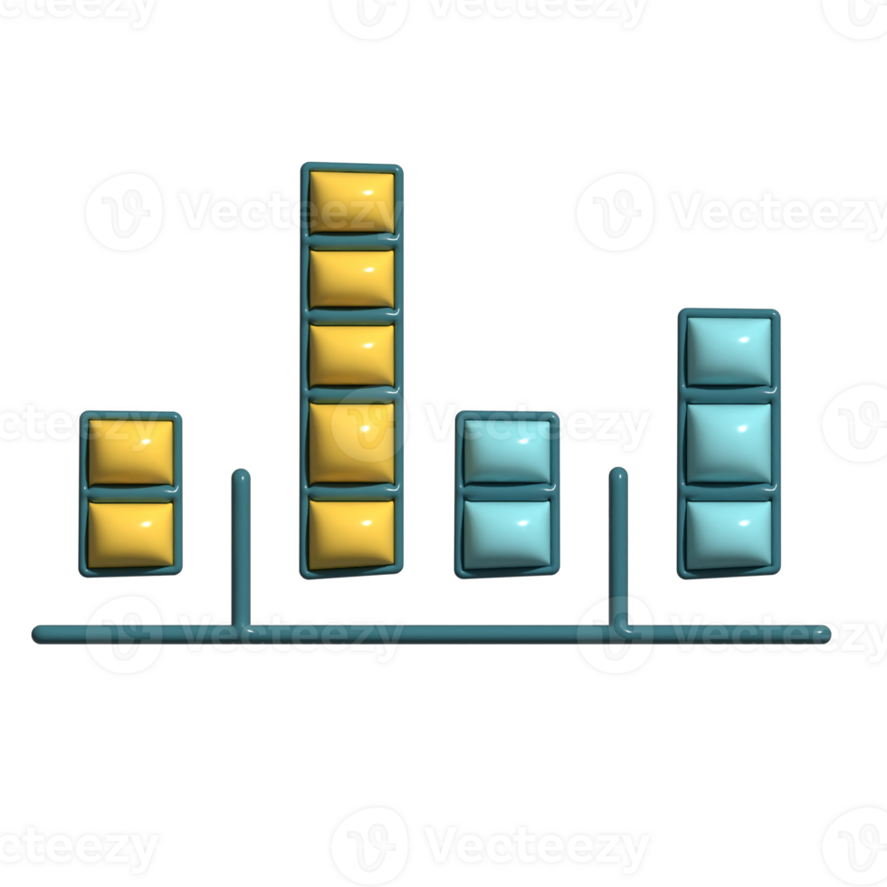Vibrant 3D Sound Wave EQ Settings Icons png
