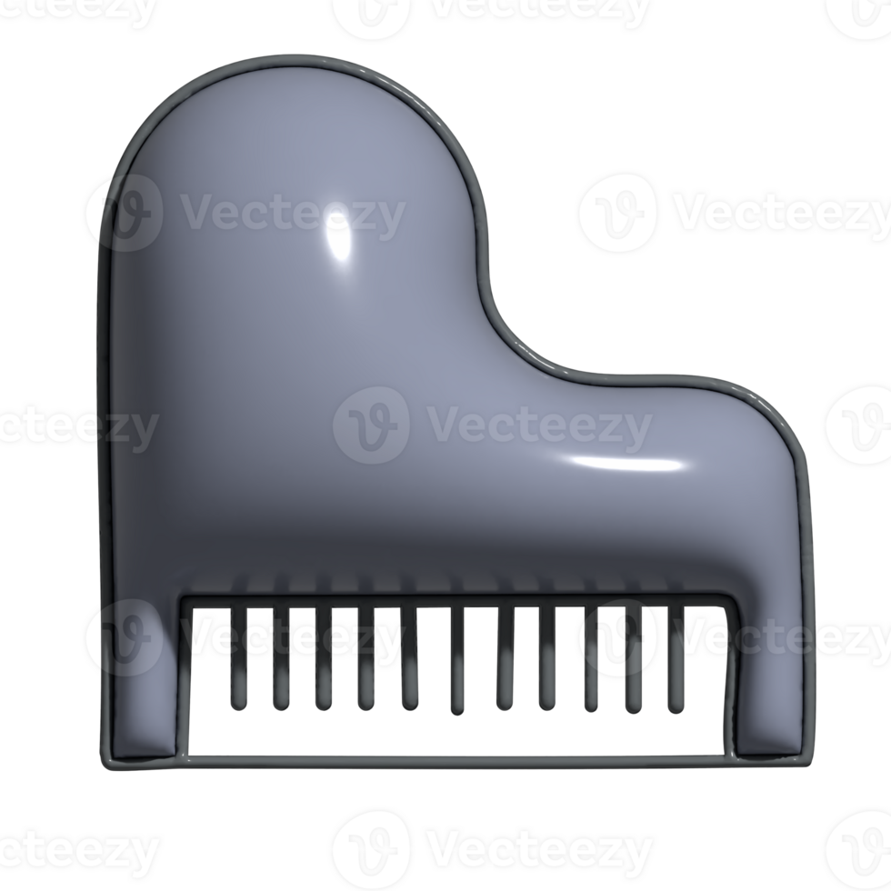 Adorable 3D Musical Harmony Classical Music Symbols png