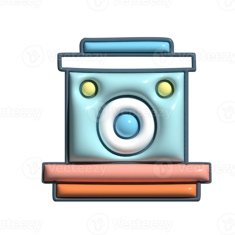 3D Cartoon Industrial Machine Automation Icons png
