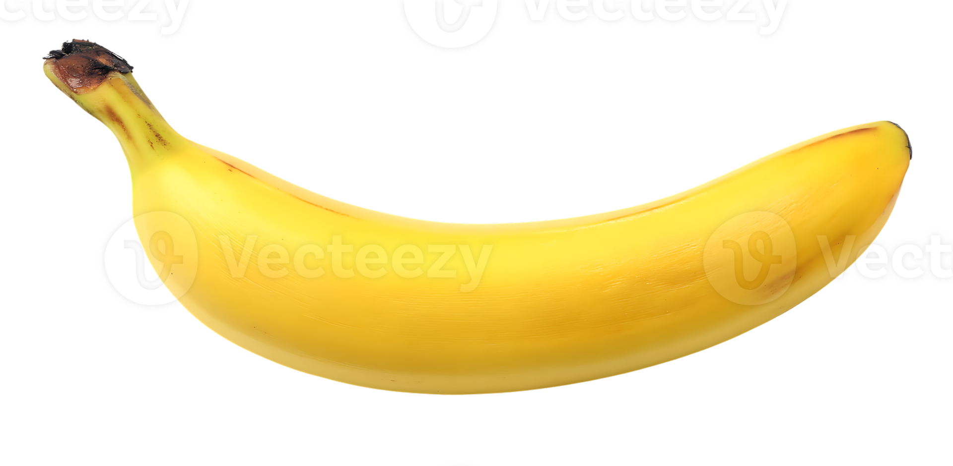 Isolated Yellow Banana Tropical Fruit Vitamin Food Vegetarian Sweet Dessert png