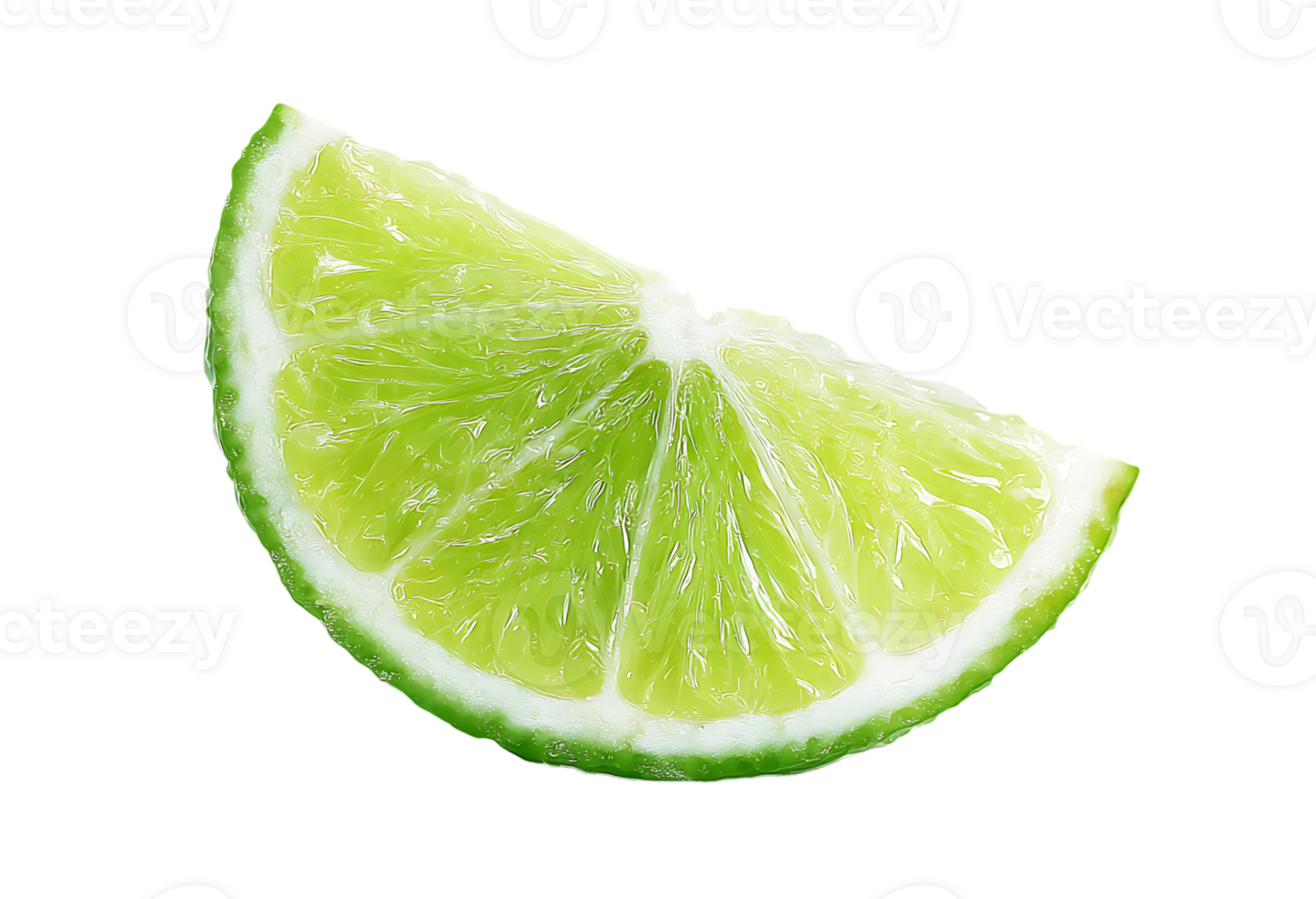 Fresh Slice of Lime Fruit Transparent Background Isolated Picture Image png