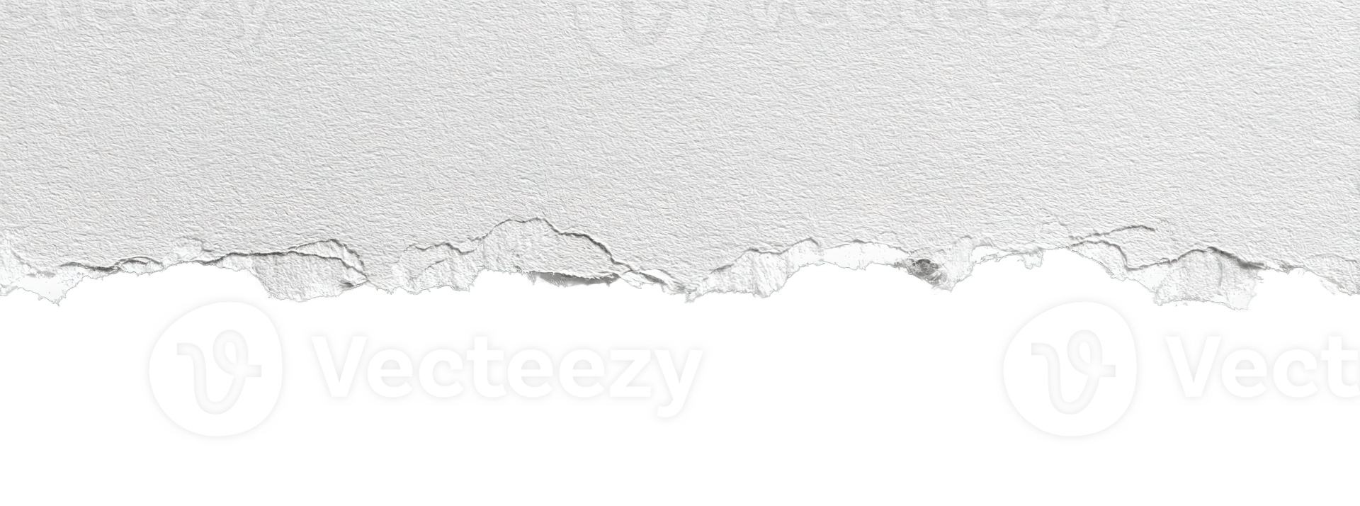 Ripped Edge Of White Paper Isolated On A Transparent Background png