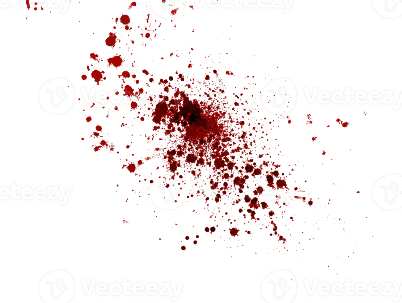 Abstract Red Ink Splatter Stain Illustration On Transparent Background For Web Design png