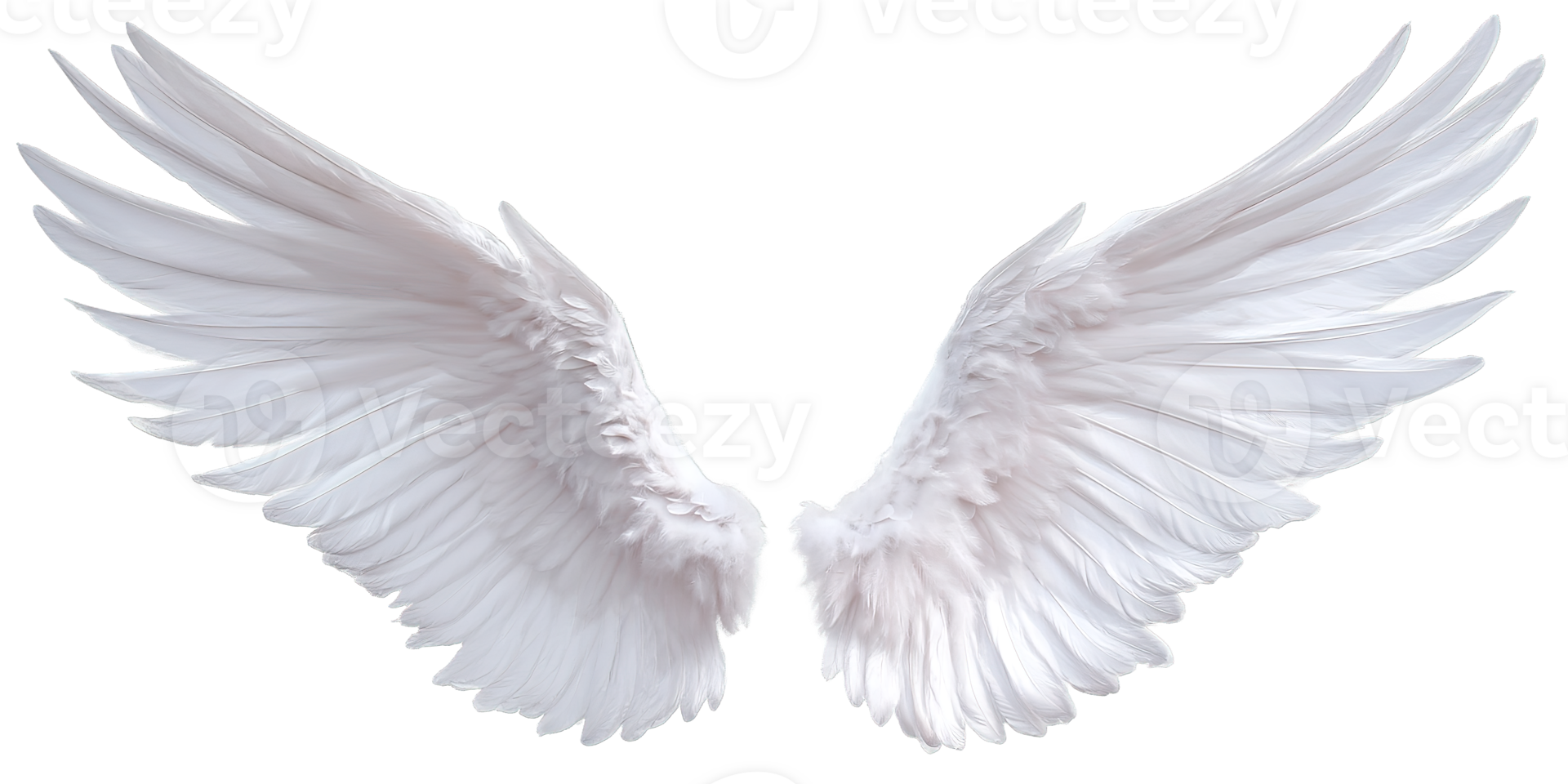 Isolated Feathered Wings with Transparent Background Angel Wings in Format png