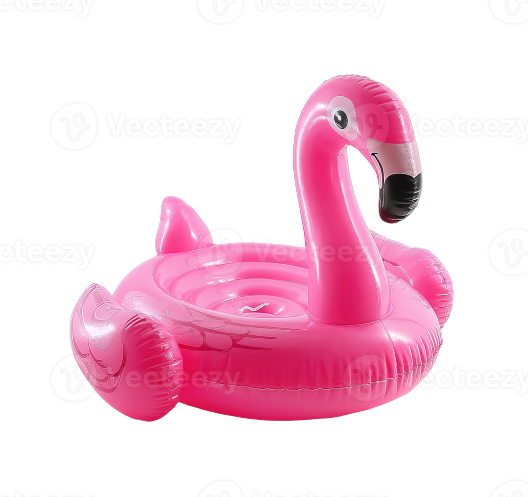 Pink Flamingo Float for Swimming Pool Fun Transparent Background Isolated png