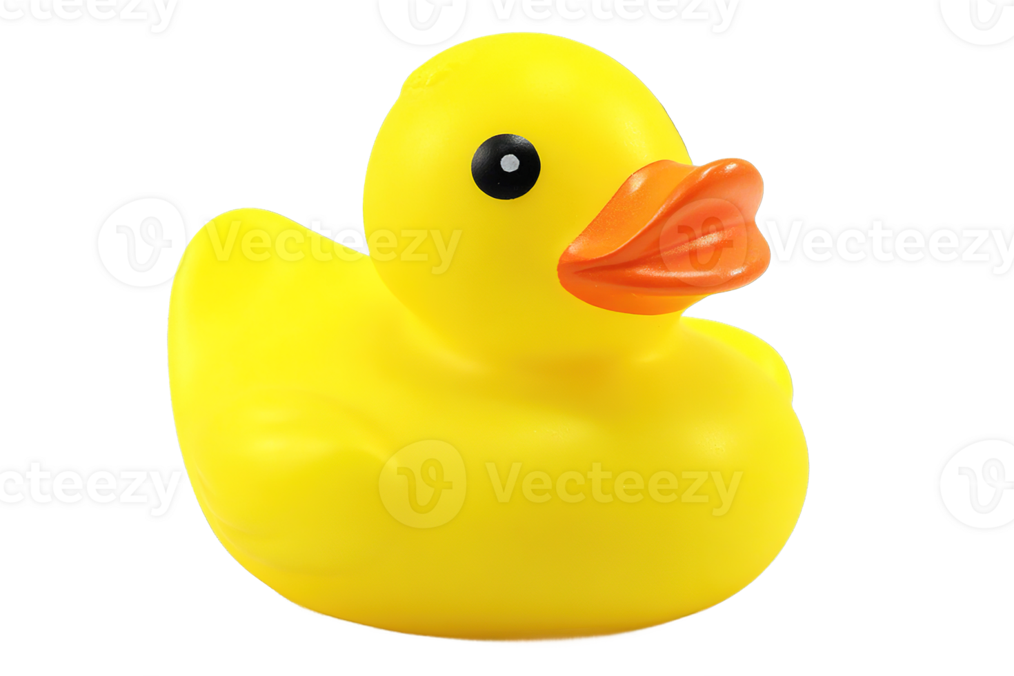 Rubber Duck Toy for Kids and Adult Isolated on Transparent Background for Editing png