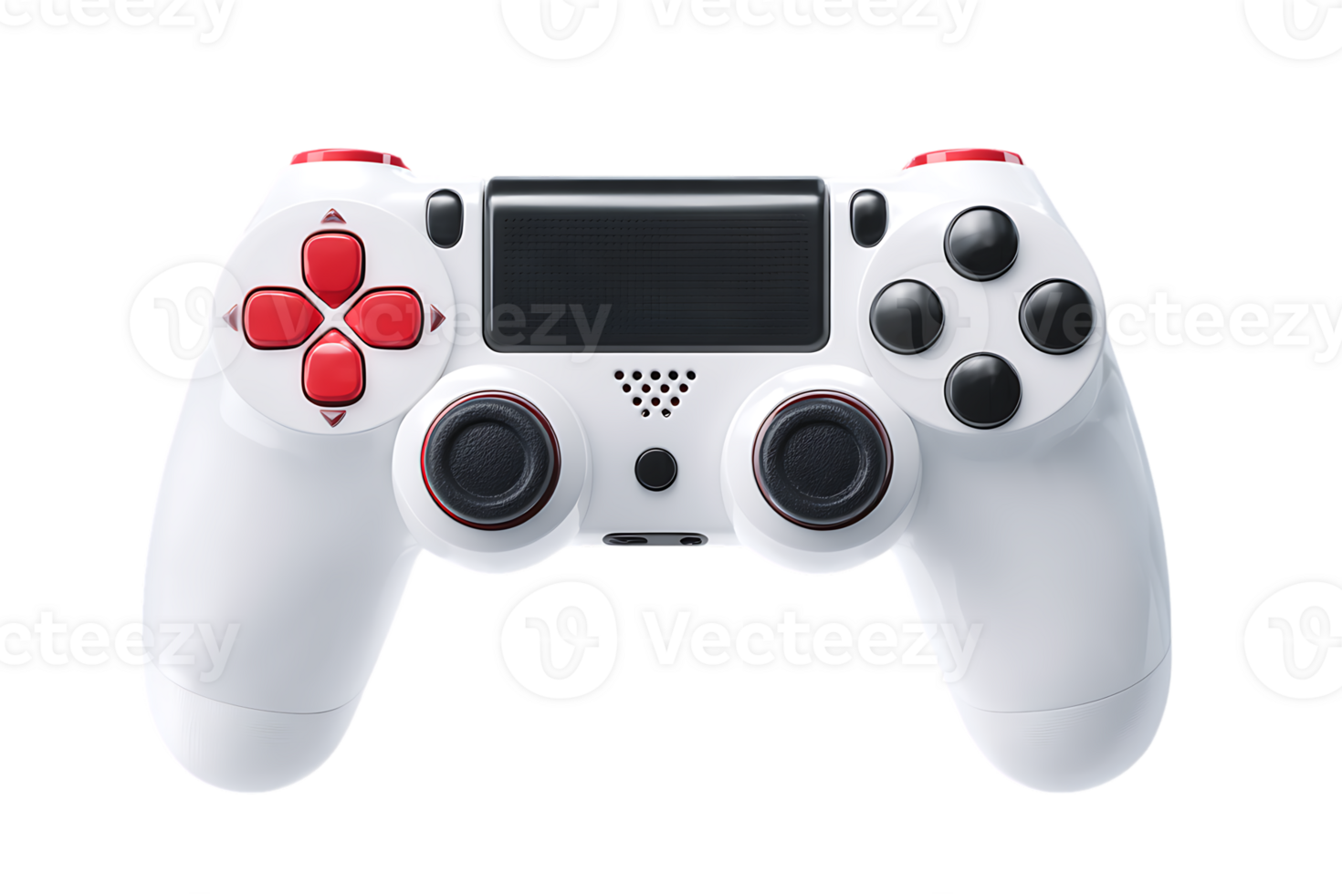 Gamepad Joystick Controller Play Game Console White Background Isolated Transparent png