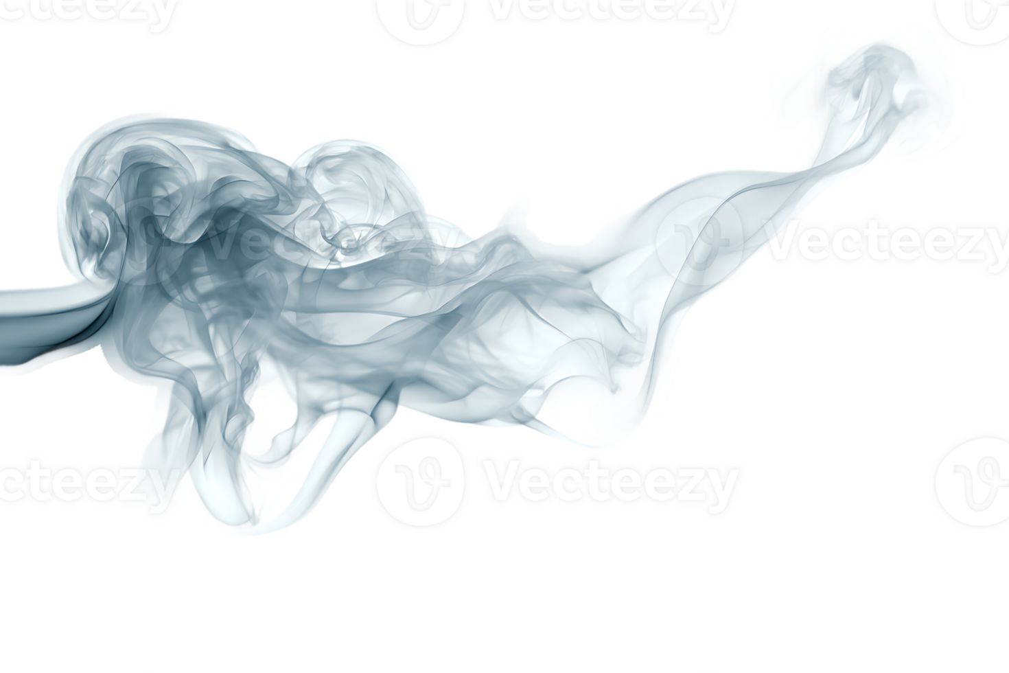 Abstract Smoke Effect on Transparent Background Isolated Design Element Beautiful png