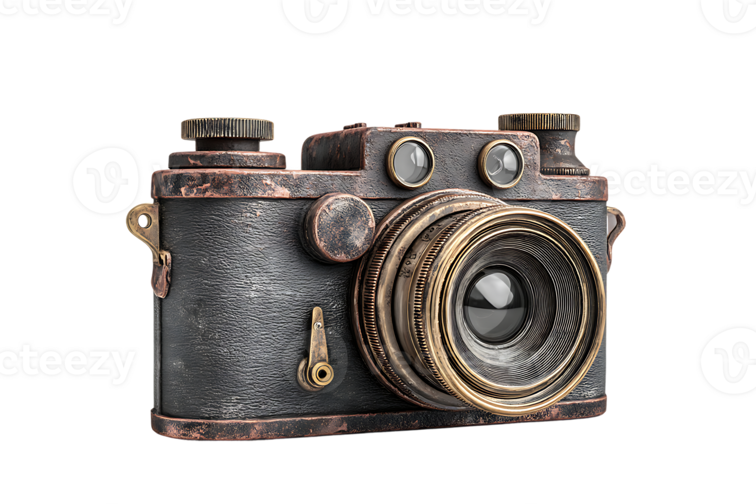 Steampunk Camera with Intricate Details Antique Design for Photography Enthusiasts Creative Expression png