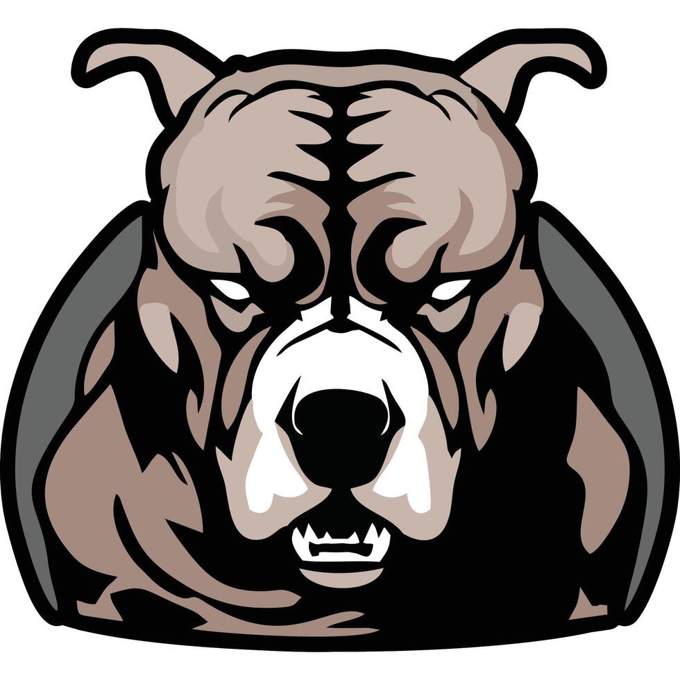 Logo Esport bulldogs vector