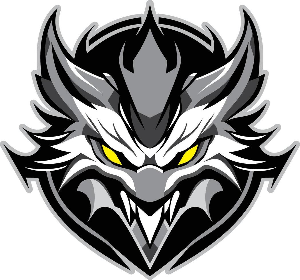 Logo Esport Dragon vector