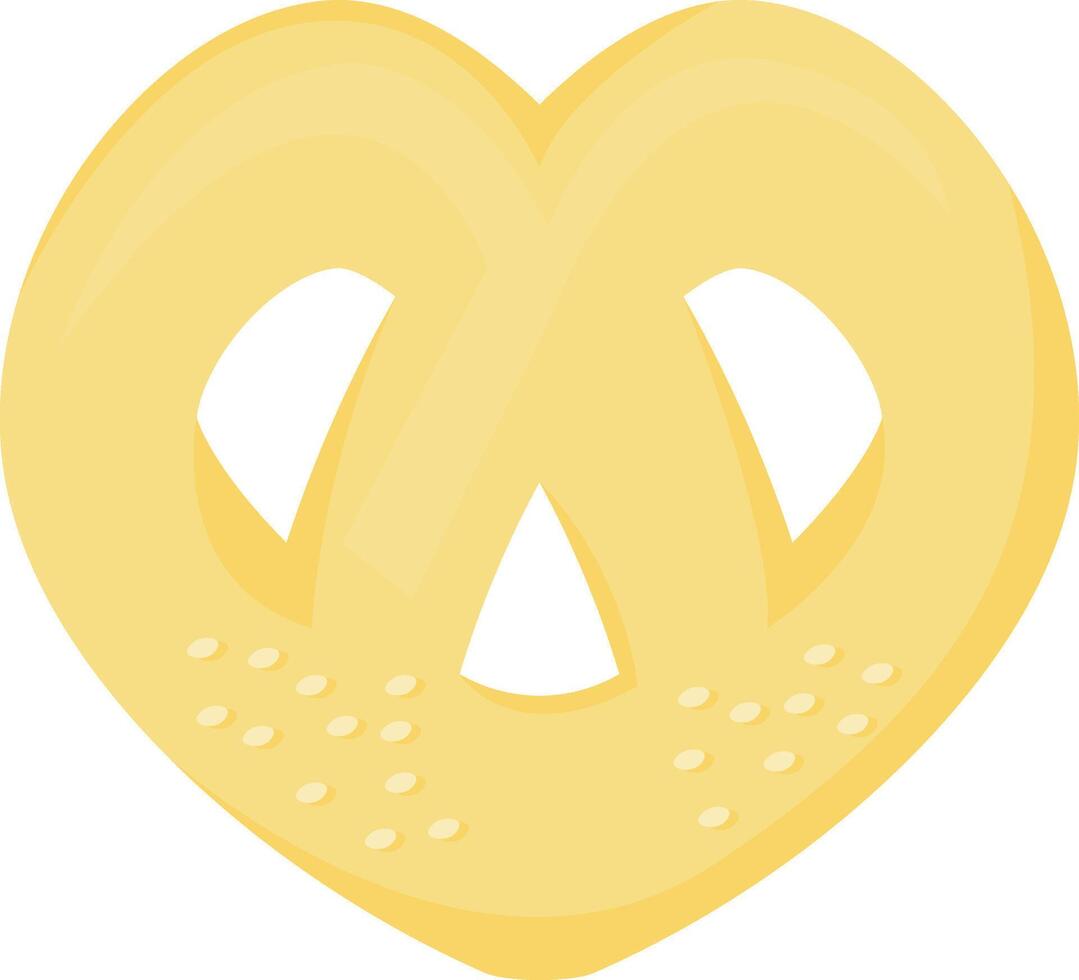 Vanilla Pretzel Snack vector