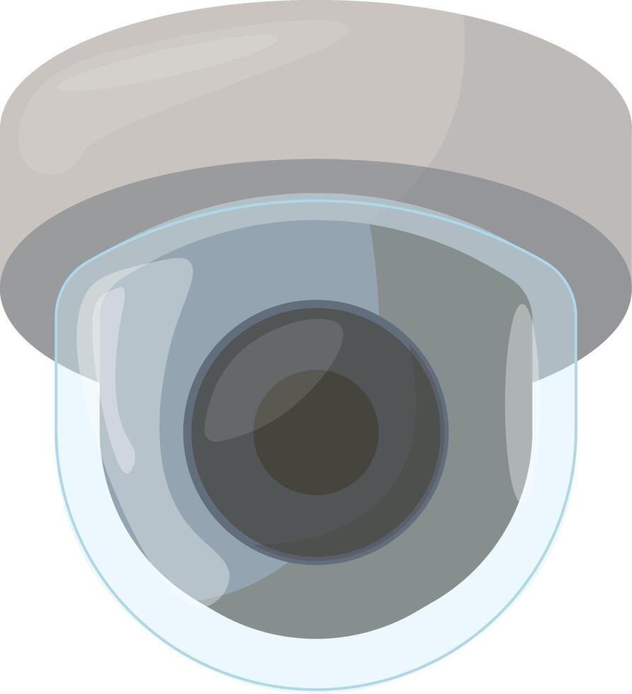 Gray Surveillance Camera vector