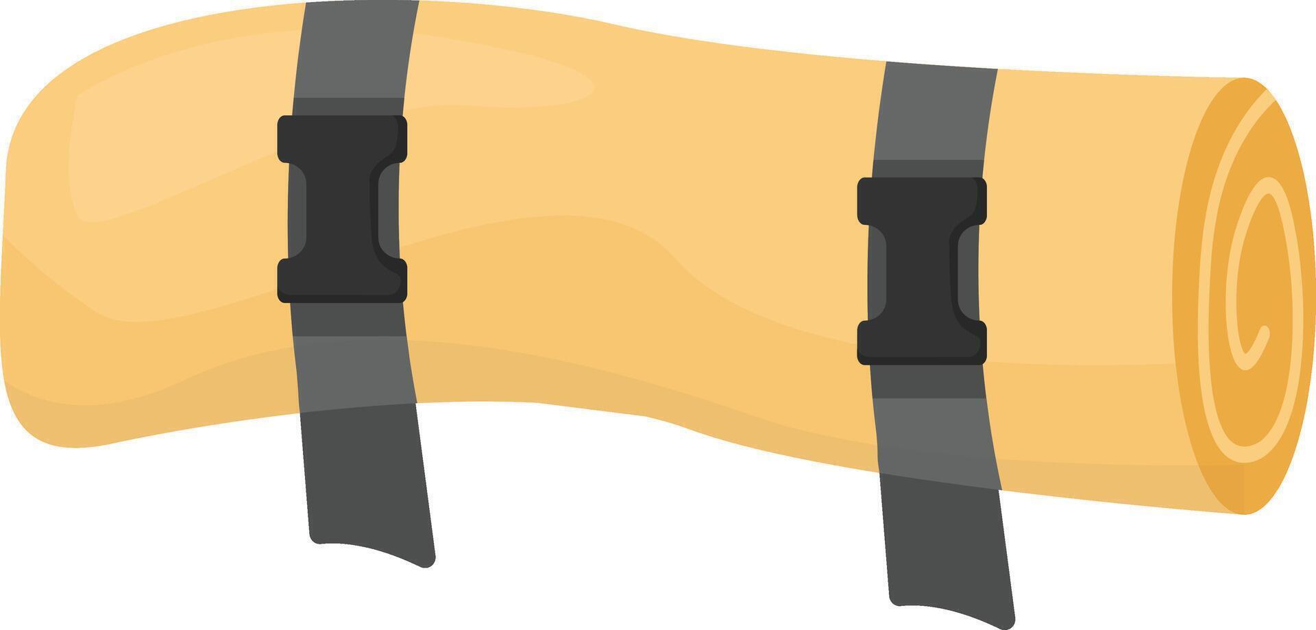 Rolled Camping Gear vector