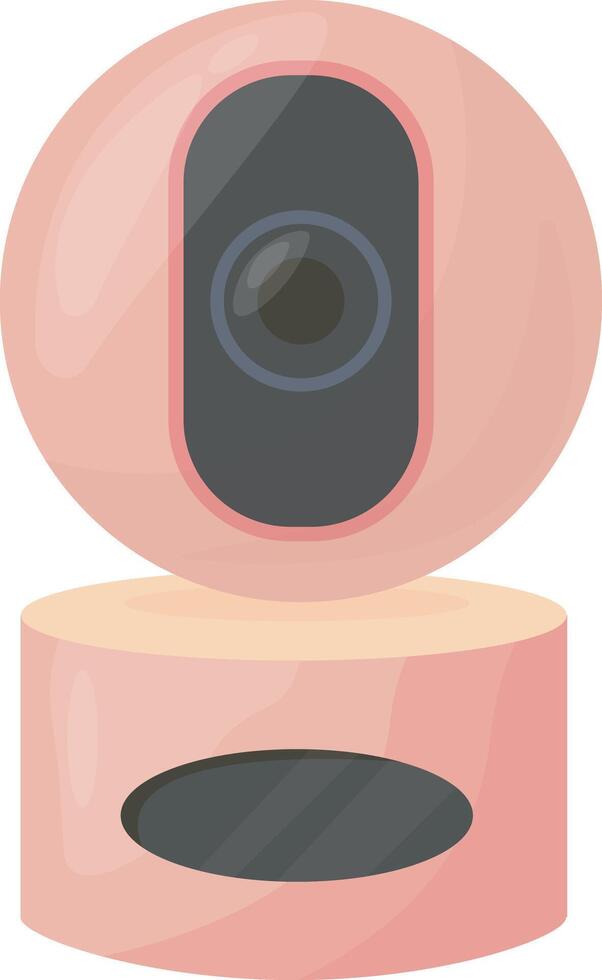 Pink and Orange Webcam vector