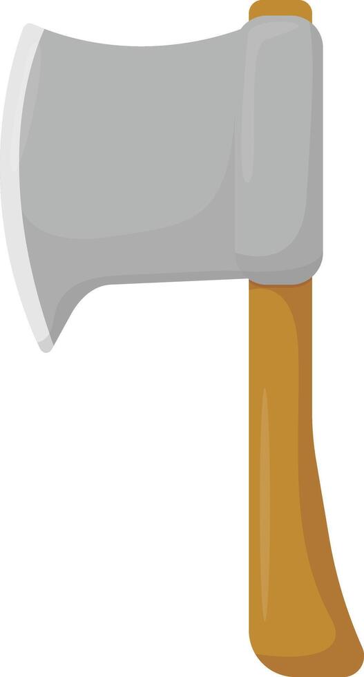 Wooden Handle Axe vector
