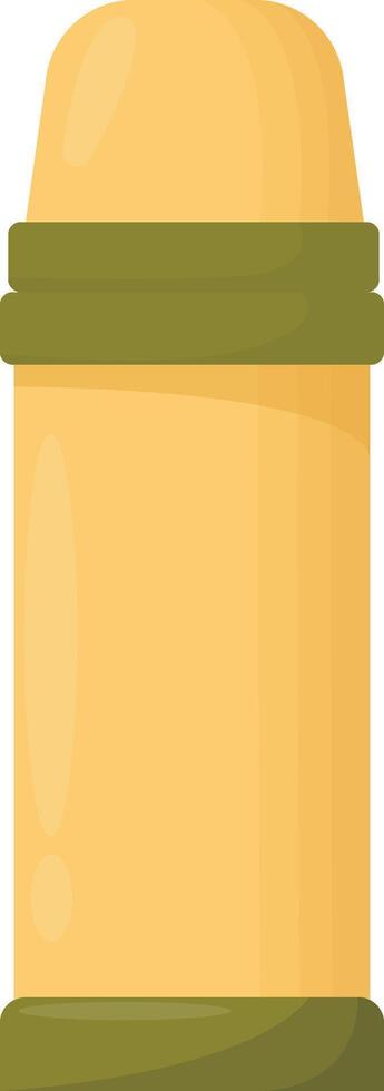 Yellow and Green Thermos vector