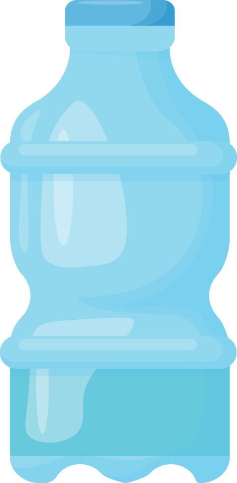 Textured Water Bottle vector