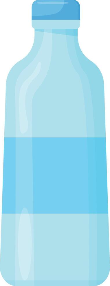 Tall Plastic Bottle vector