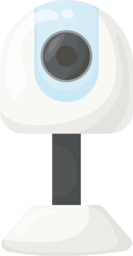 White Desktop Camera vector