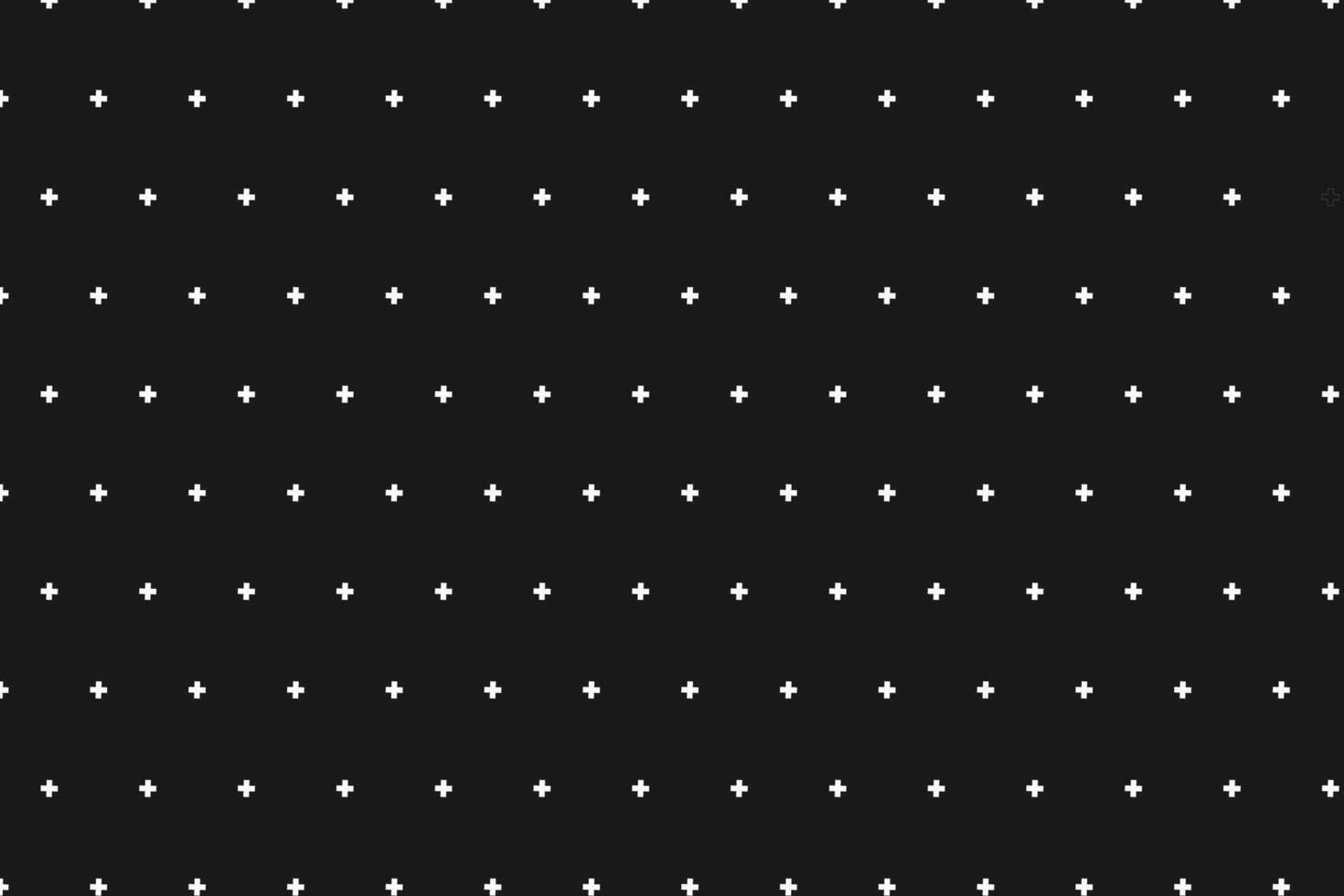 Dark background with white cross pattern, ideal for elegant abstract or tech designs. vector