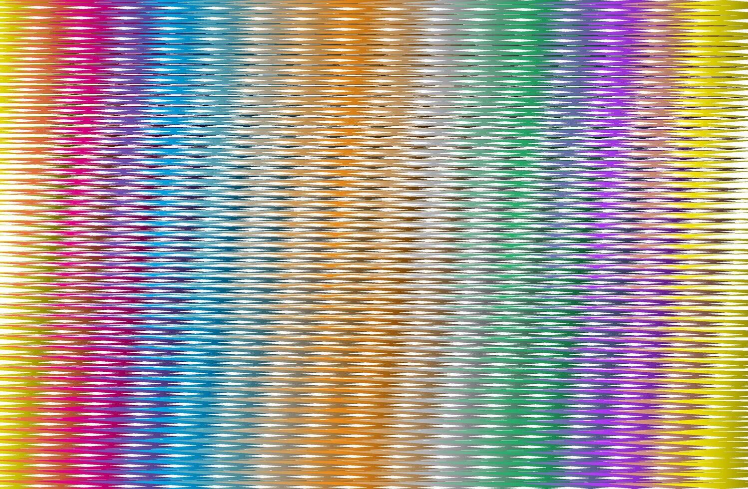 Abstract vertical rainbow stripes intertwine into one vector