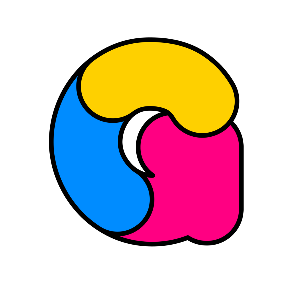 Vibrant Letter G Logo Design - Modern Alphabet Icon with Stylized Typography and Dynamic Colors, Ideal for Branding, Apps, and Creative Graphic Projects. png