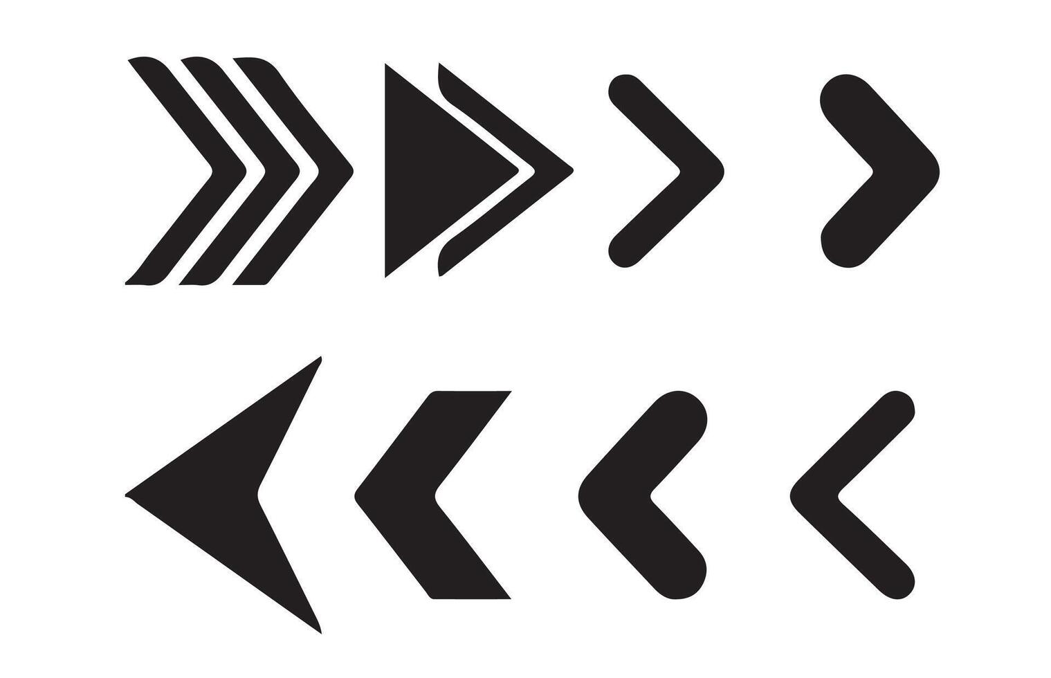 Arrow icons set. Arrow collection. illustration eps 10 vector